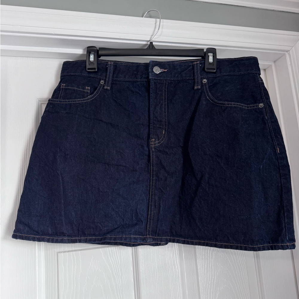 Old Navy Dark Blue Mini Skirt